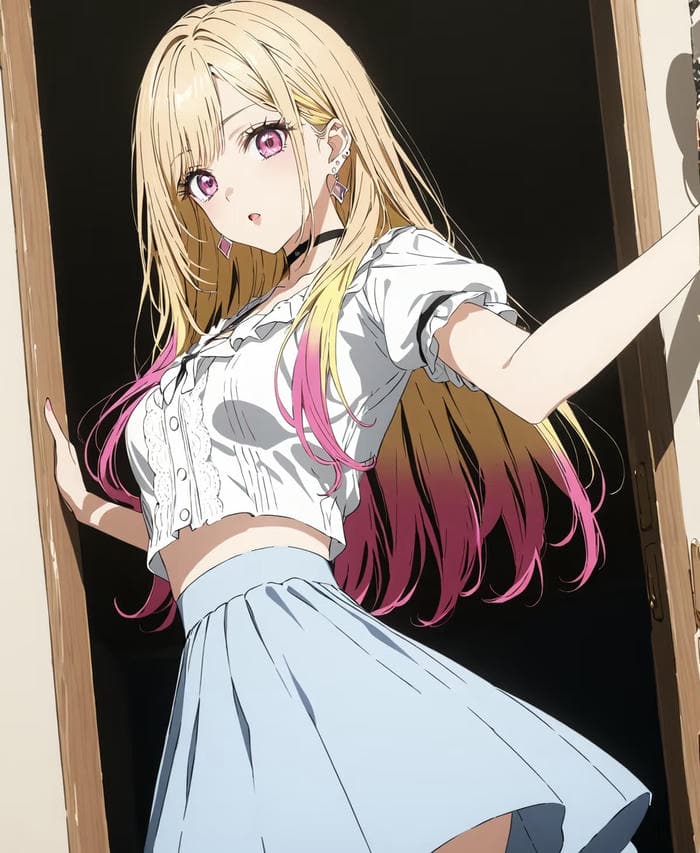 anime girl thần thái quyến rũ