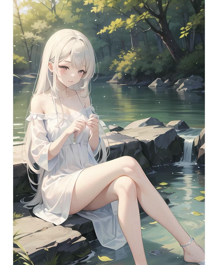 anime nữ quyến rũ nhẹ nhàng