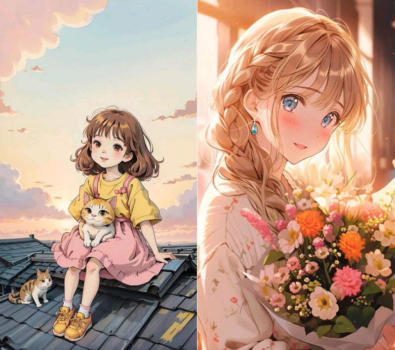 Ảnh chibi dành cho nữ cực đáng yêu