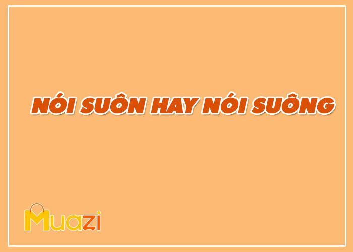 Nói suôn hay Nói suông là đúng chính tả tiếng Việt?