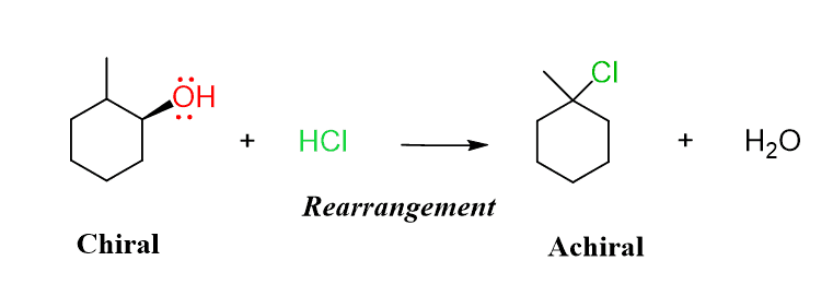 Reaction of Alcohols with HCl, HBr and HI Acids