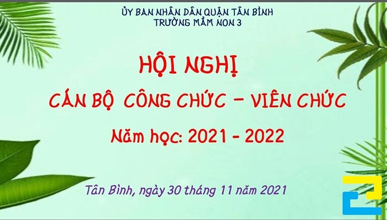 Phông nền có tông màu xanh chủ đạo