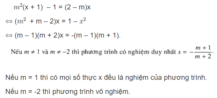 Các dạng phương trình quy về phương trình bậc nhất bậc hai