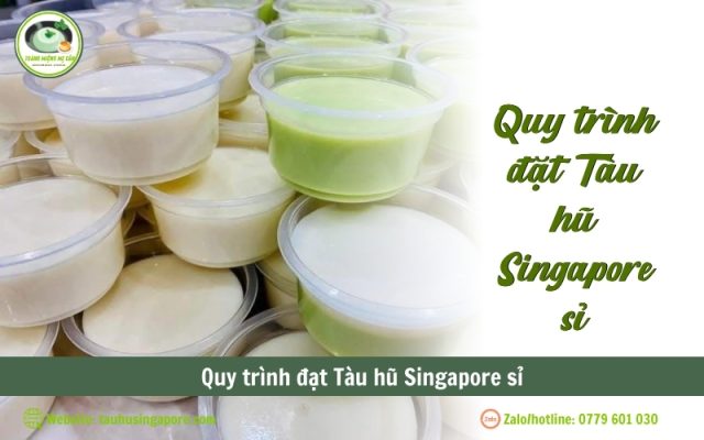 Quy trình đặt Tàu hũ Singapore sỉ