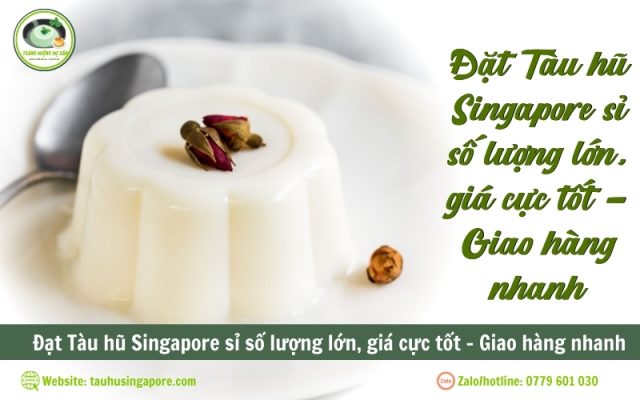Đặt Tàu hũ Singapore sỉ số lượng lớn, giá cực tốt – Giao hàng nhanh