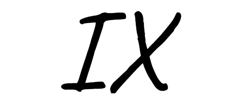 Viết số la mã IX như thế nào? (Nguồn ảnh: Sưu tầm internet)