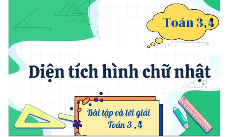 Công thức tính diện tích hcn cũng cần nắm bắt. (Ảnh: Sưu tầm internet)