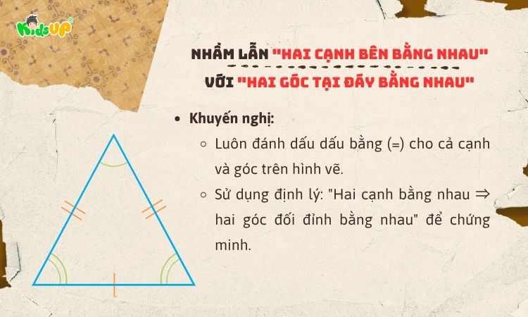 Nhầm lẫn về công thức trong TGC