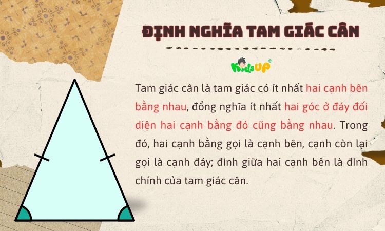 Tam giác cân: Những SAI LẦM tưởng chừng là ĐÚNG của học sinh