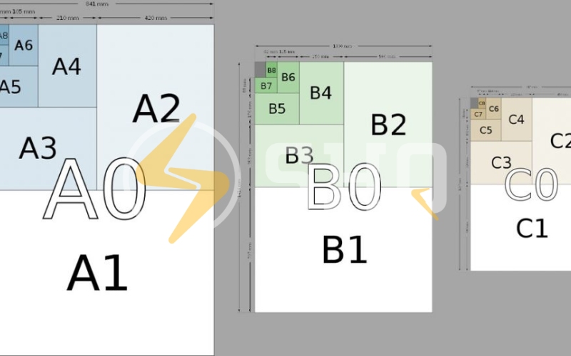 Tên các khổ giấy chính là gì và kích thước của chúng ra sao?