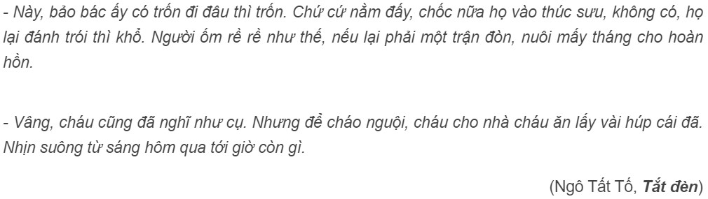 Soạn bài Các thành phần biệt lập (tiếp theo) chi tiết Ngữ văn 9