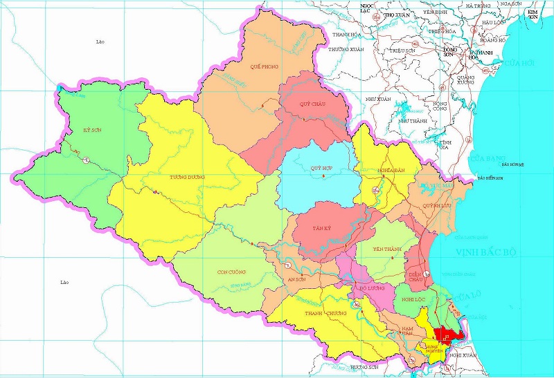 Nghệ An là tỉnh có diện tích rộng nhất nước Việt Nam hiện nay
