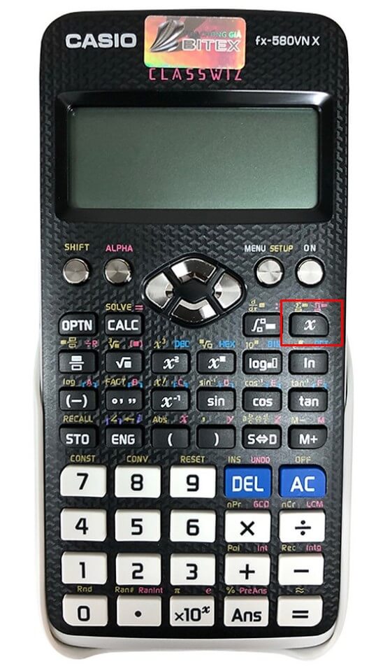 Cách tính tổng dãy số trên máy tính Casio 580