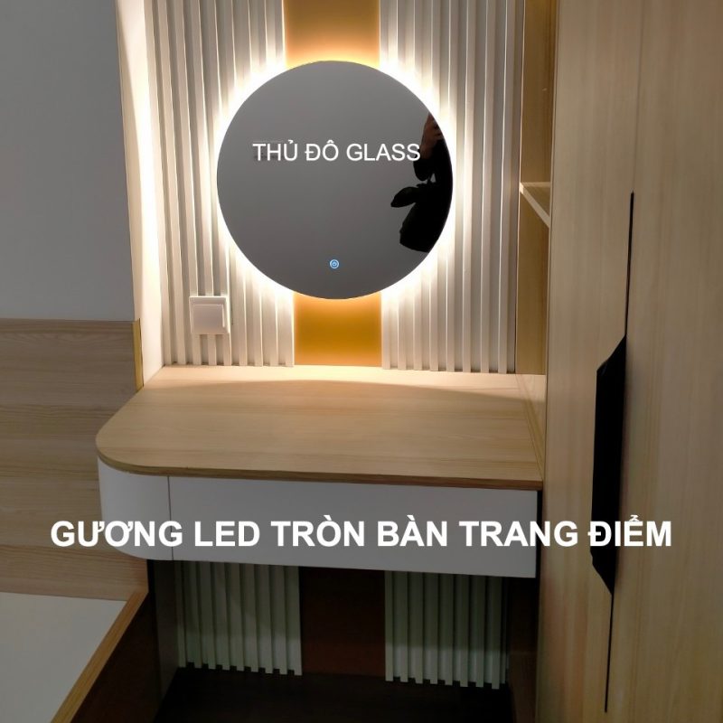 Gương Bàn Trang Điểm Có Đèn Led Mẫu Đẹp