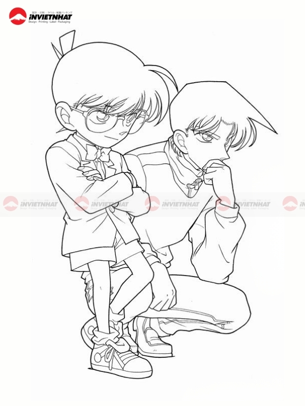 Hinh to mau nam anime suy tu