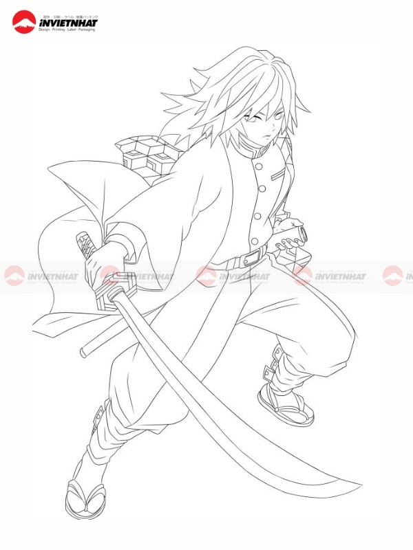 Hinh to mau nam anime net manh