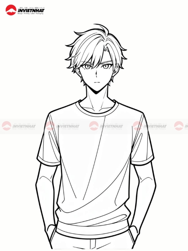 Hinh to mau nam anime cool