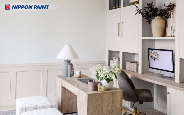 Màu trắng sứ chủ đạo giúp không gian sáng sủa, tạo cảm giác thoải mái