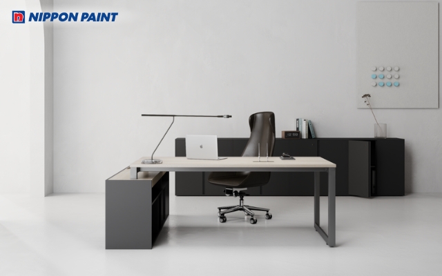 Tông màu ghi sáng thanh lịch tạo sự cân bằng, giúp bạn giữ được sự tỉnh táo