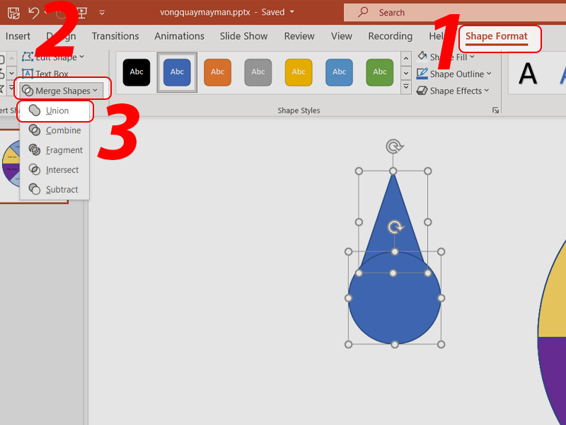 Gộp nút và mũi làm một