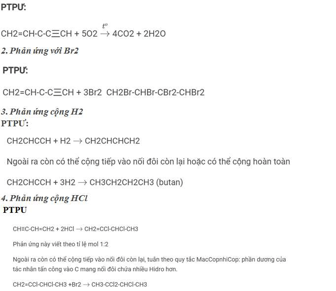Vinyl axetilen là chất gì?