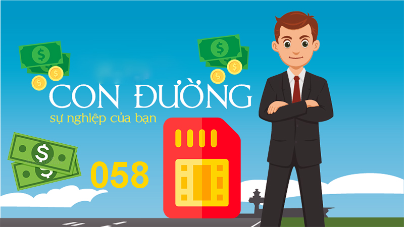 Đầu số 058 tượng trưng cho sự giàu sang, phát tài và một sự nghiệp rộng mở phía trước