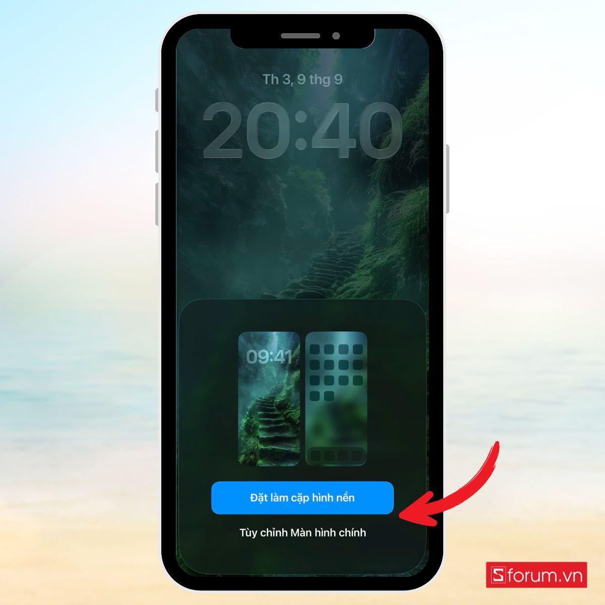 Cách tải và cài đặt hình nền 3D cho iPhone 9