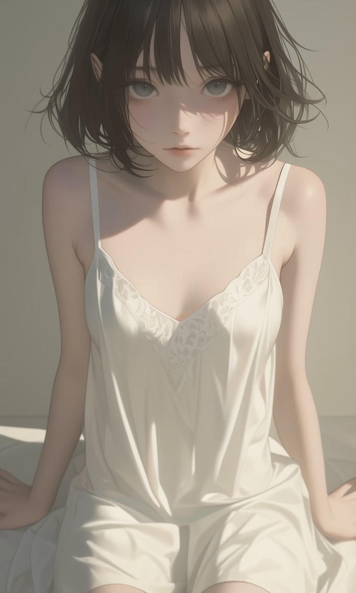 ảnh gái anime ngoài trời