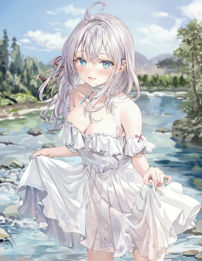 ảnh gái anime cute