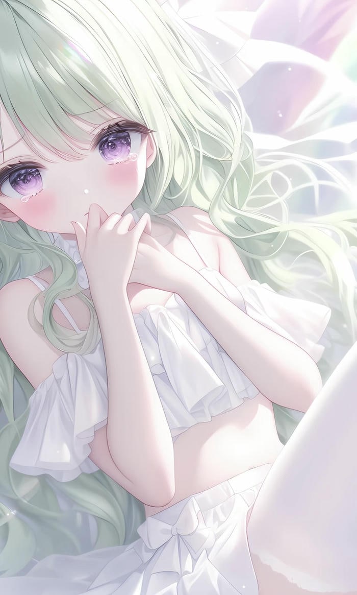 Ảnh anime mlem gái phong cách minh họa sắc nét