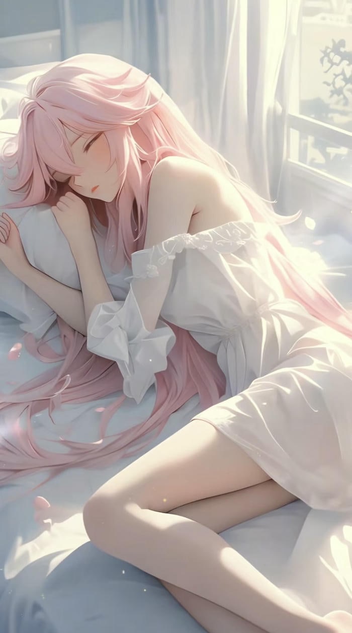 Gái anime mlem ảnh tạo hình cá tính hiện đại