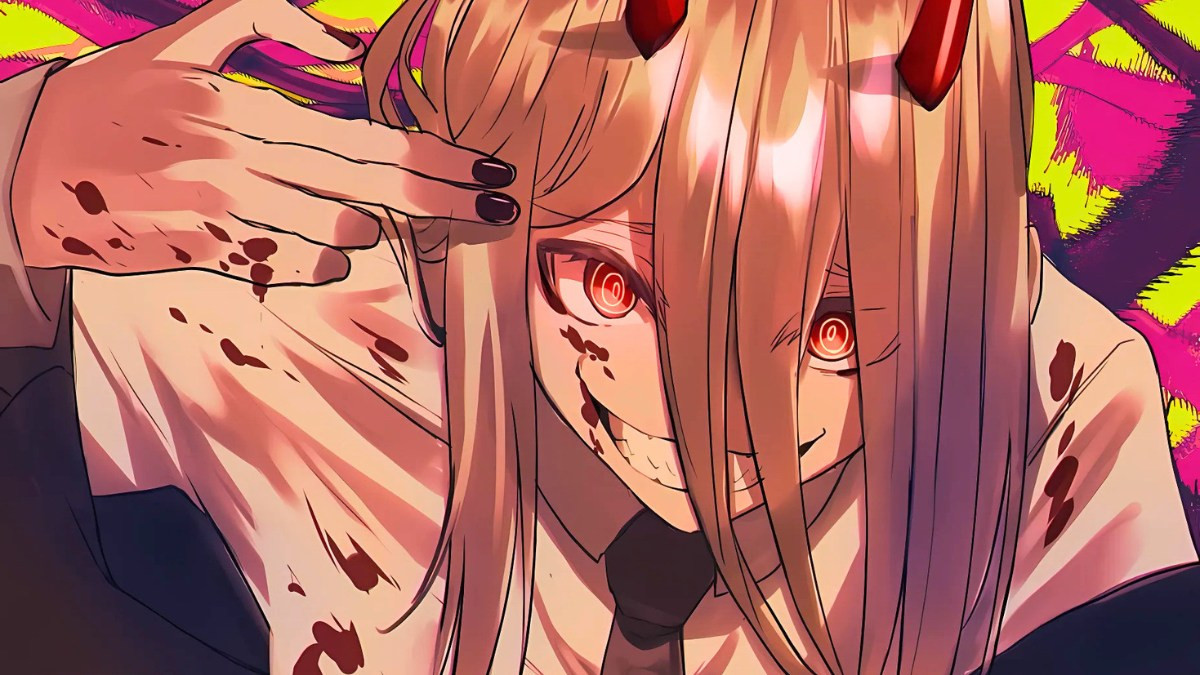 Nữ ác quỷ anime với mái tóc xoăn bồng bềnh