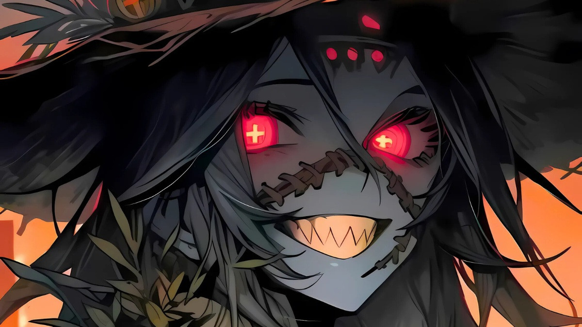 Hình ảnh ác quỷ nữ với biểu cảm tàn nhẫn