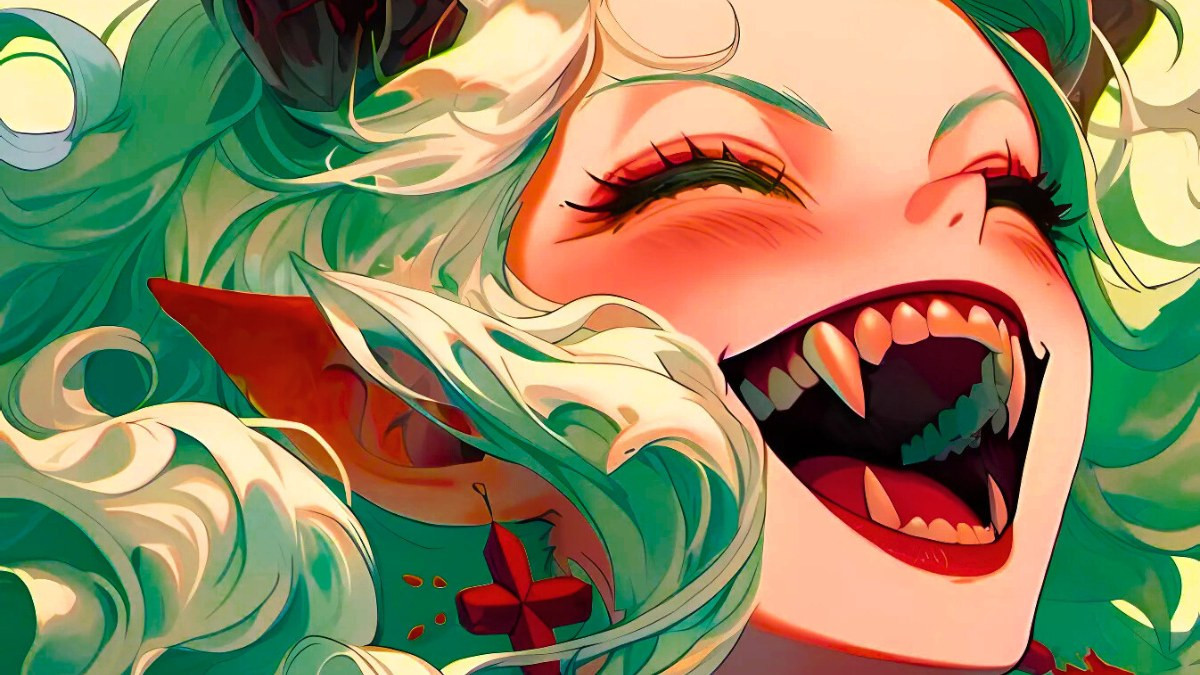 Nữ ác quỷ anime trong bộ kimono truyền thống