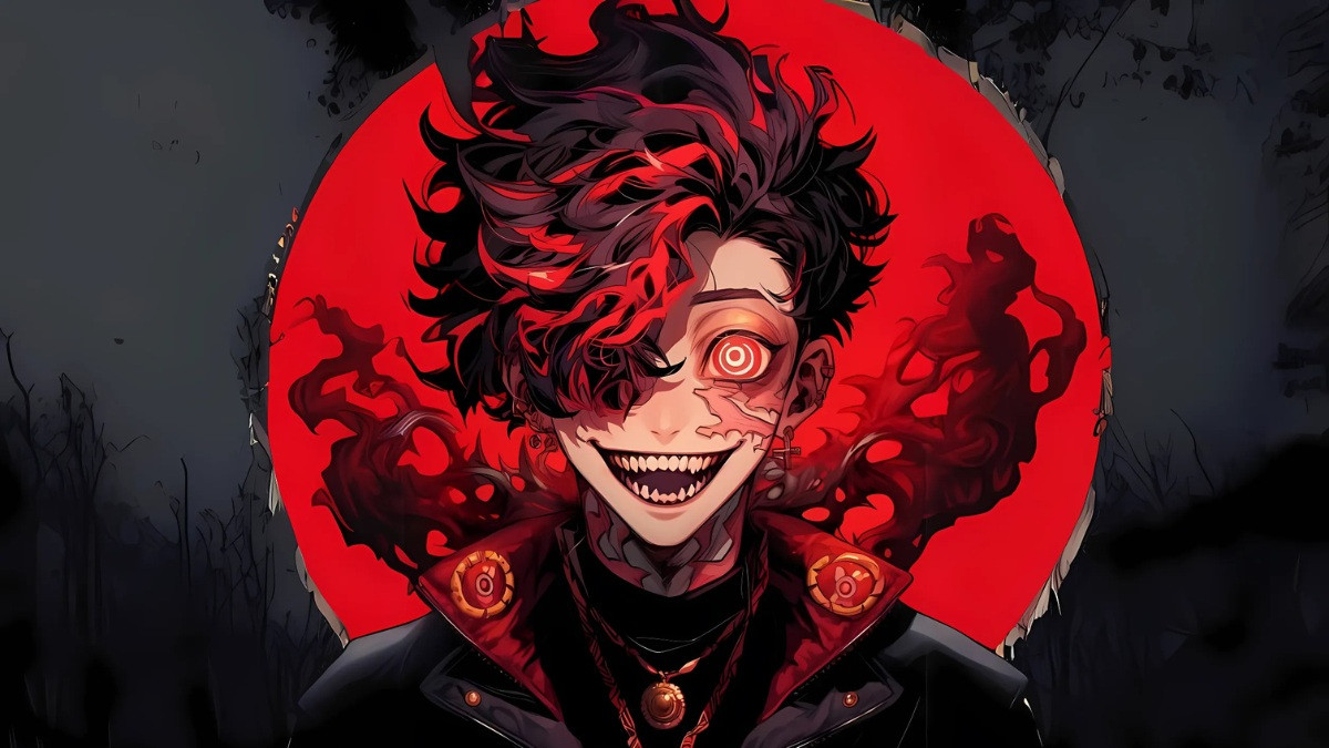 Hình ảnh ác quỷ anime ngầu đầy bí ẩn