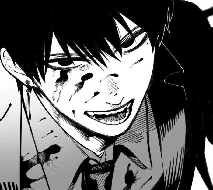 hình ảnh anime nam trắng đen bóng tối