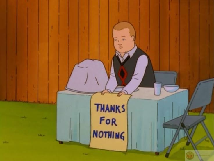 Cảm ơn vì sự xuất hiện không rõ mục đích