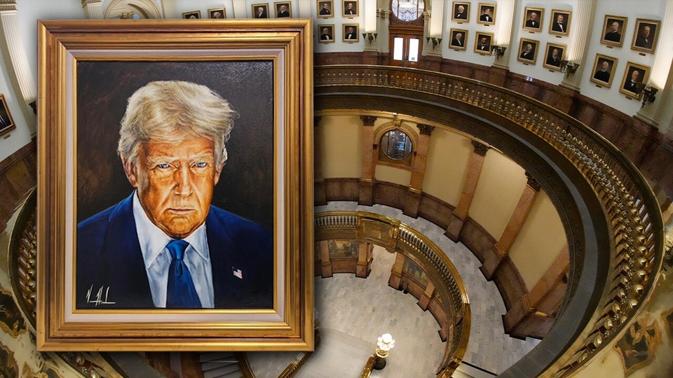 Bức chân dung 'xấu' của ông Trump tại Colorado đã được thay thế