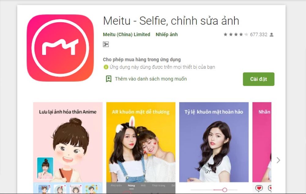 Top 11 app chỉnh ảnh Trung Quốc đẹp miễn phí đang hot