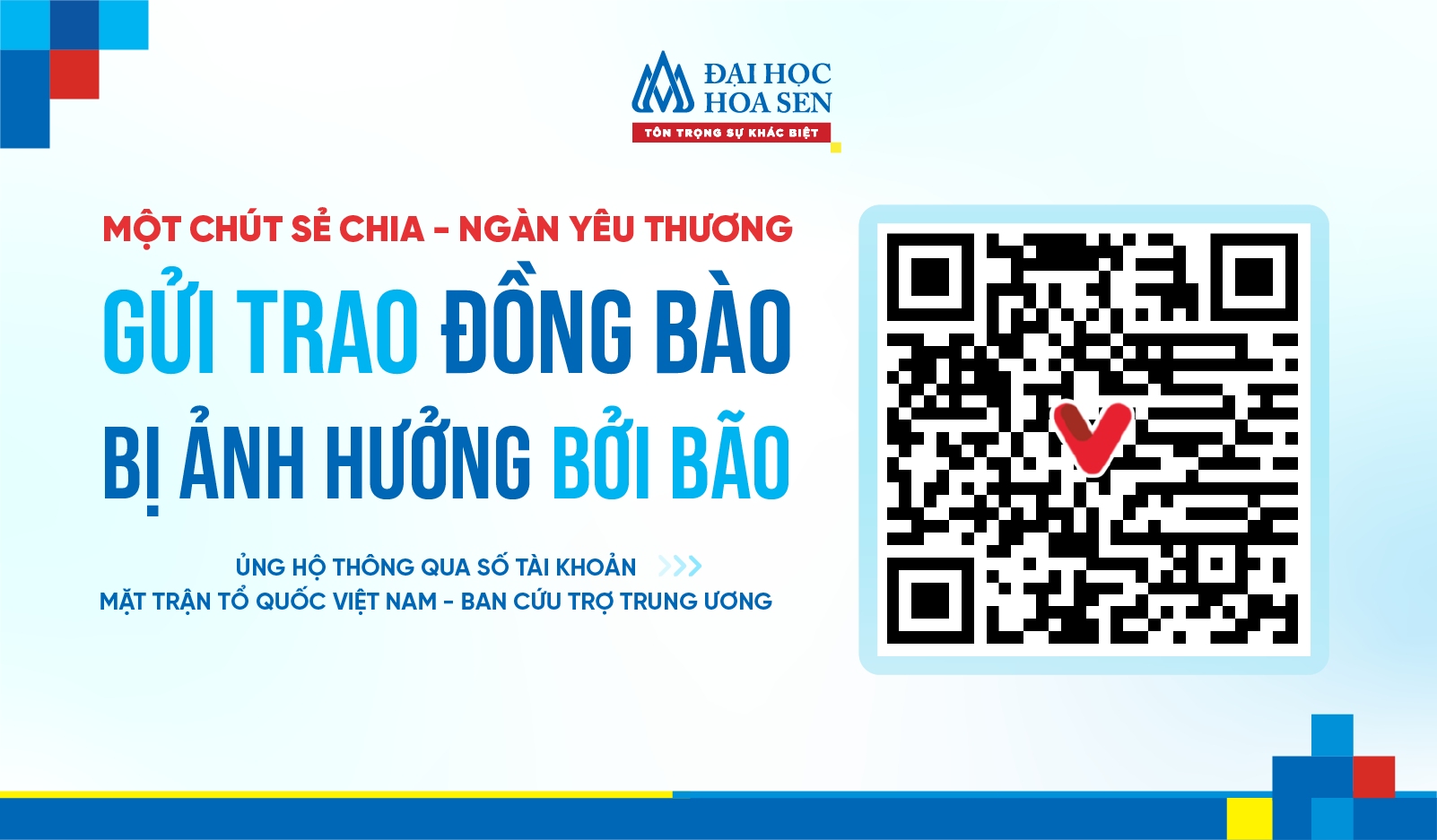 ủng hộ đồng bào bị ảnh hưởng bởi bão số 10