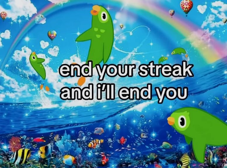 Duolingo meme được yêu thích nhờ sự kết hợp giữa học tập và giải trí thú vị