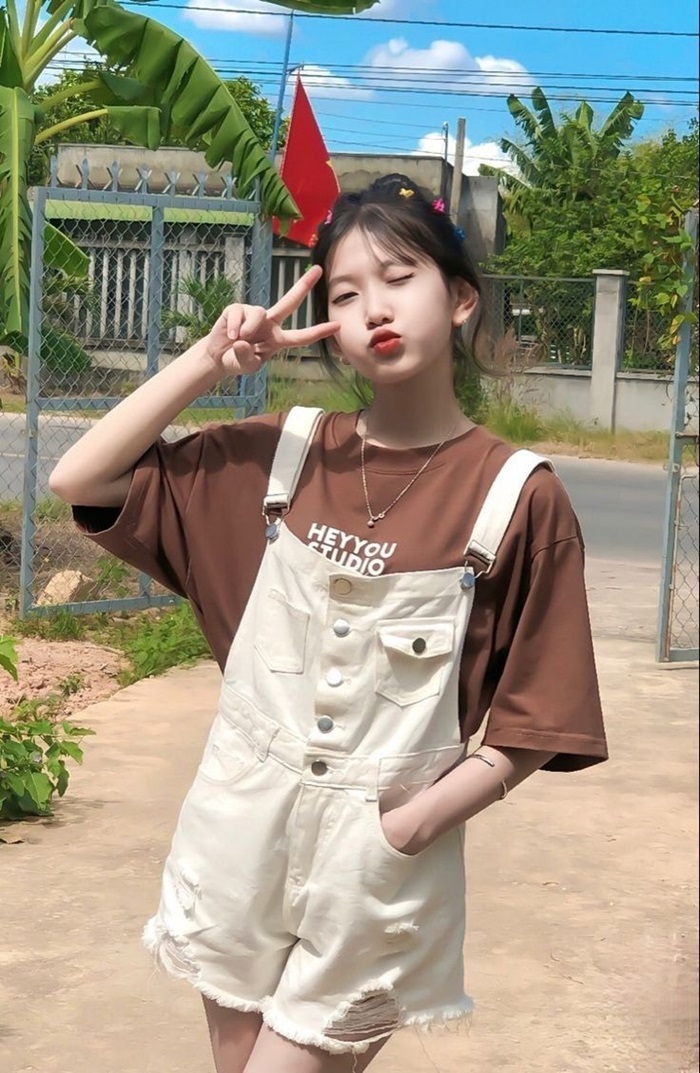 ảnh gái xinh k10 áp nâu