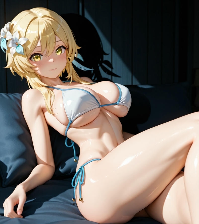 gái cosplay anime khoả thân lồn không lông