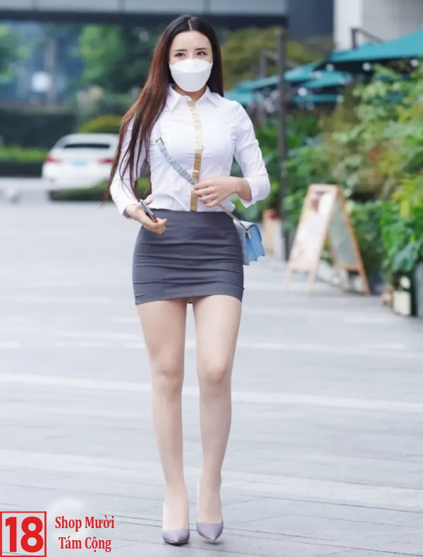 Ảnh Gái đẹp Chân Dài Mặc Váy Ngắn (9)