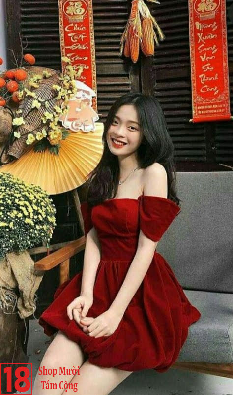 Hình ảnh Những Cô Gái Xinh Mặc Váy Ngắn đỏ (4)