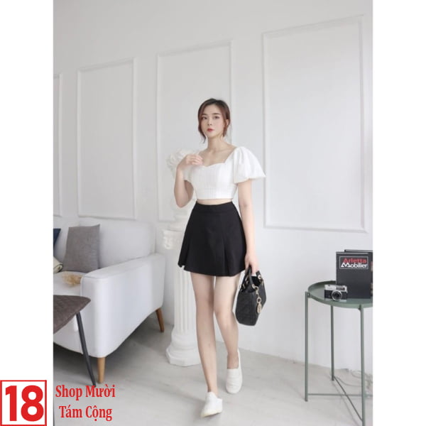 Gái đẹp mặc váy ngắn trên tik tok (2)