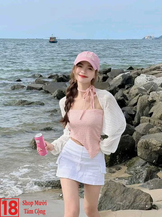 Gái Xinh Mặc Váy Ngắn Váy Trắng Ngắn (7)