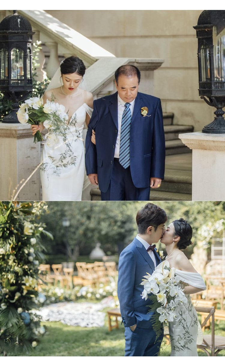 hình ảnh cô dâu mặc váy cưới