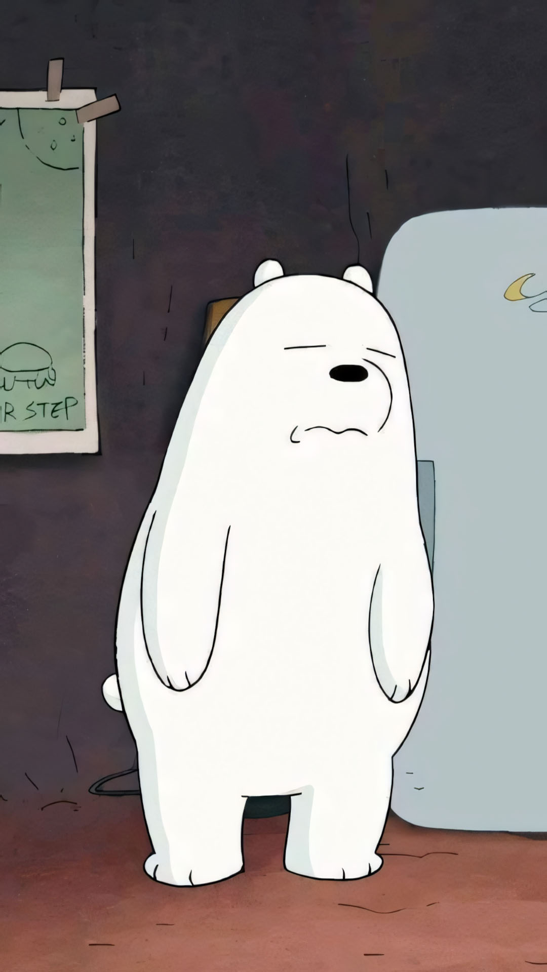 ice bear anh buon hoat hinh gau 1920px 1080px full hd 4