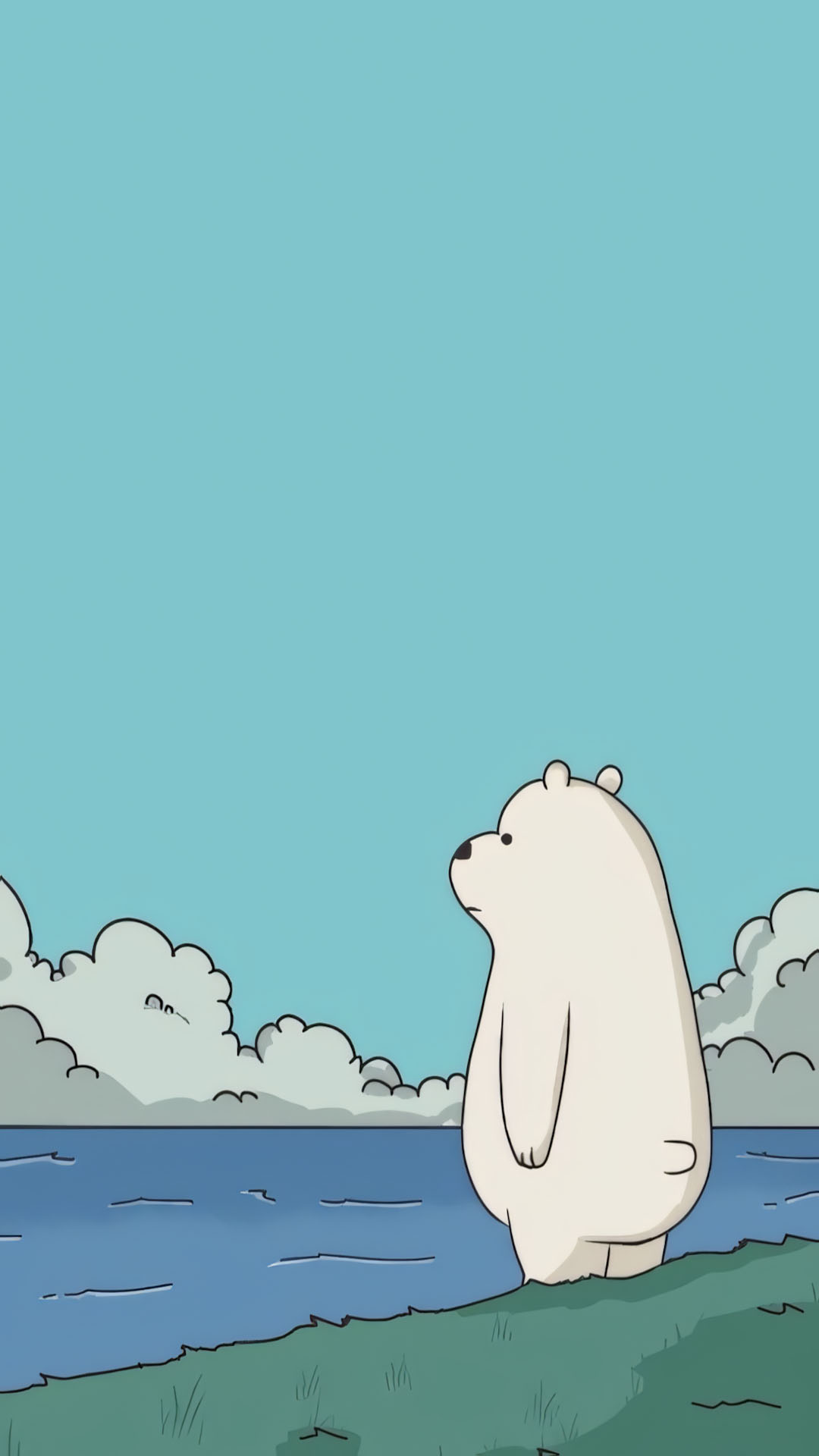ice bear anh buon hoat hinh gau 1920px 1080px full hd 7